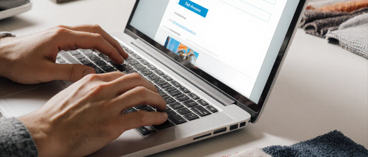 Contacto online para pedidos textiles
