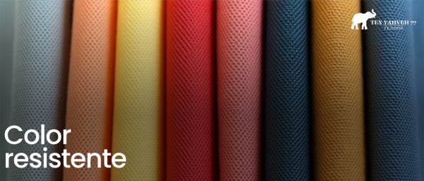 Muestras de tejidos para ropa profesional organizadas por resistencia del color